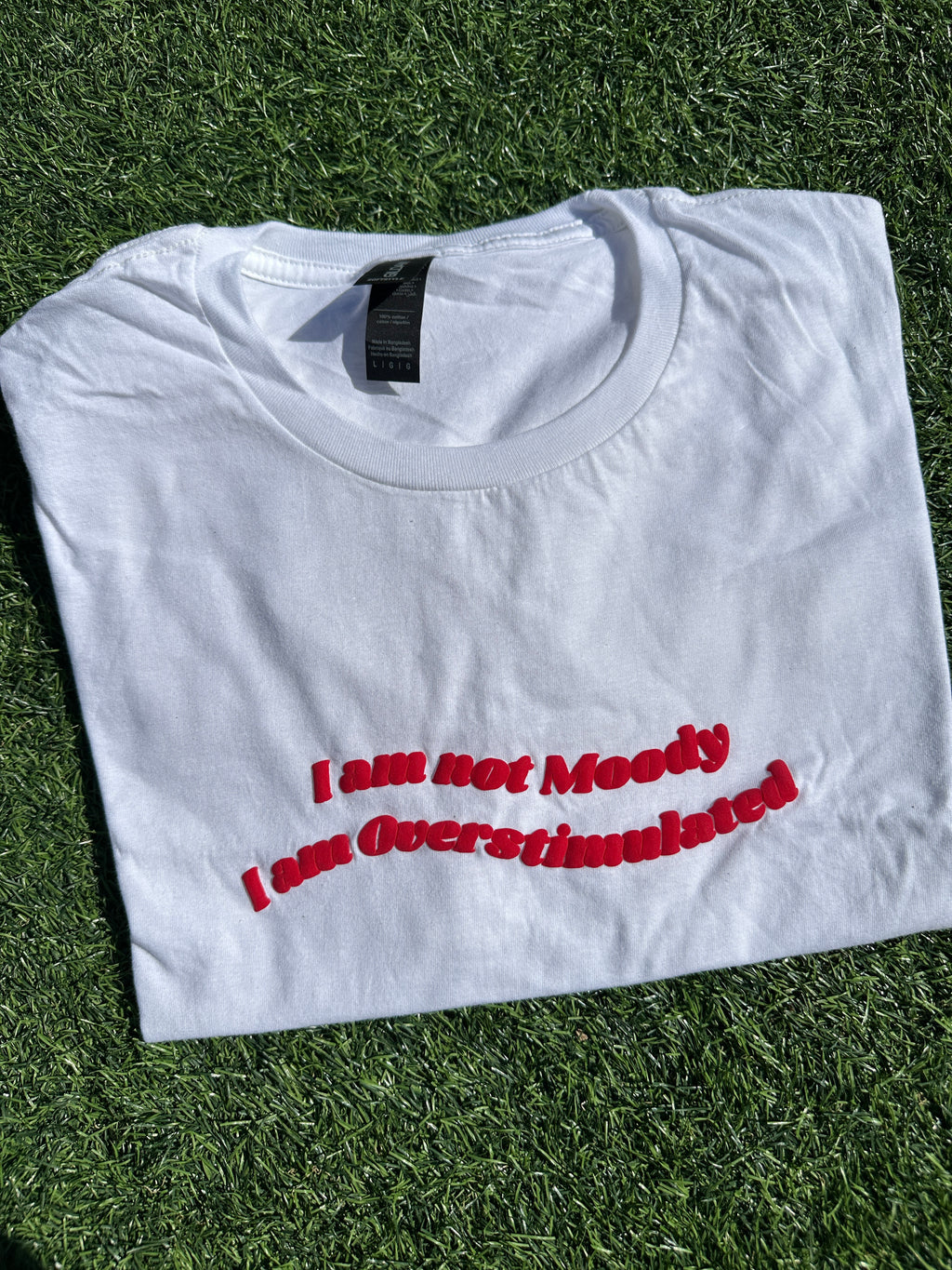 Moody Cow - Puff print t-shirt