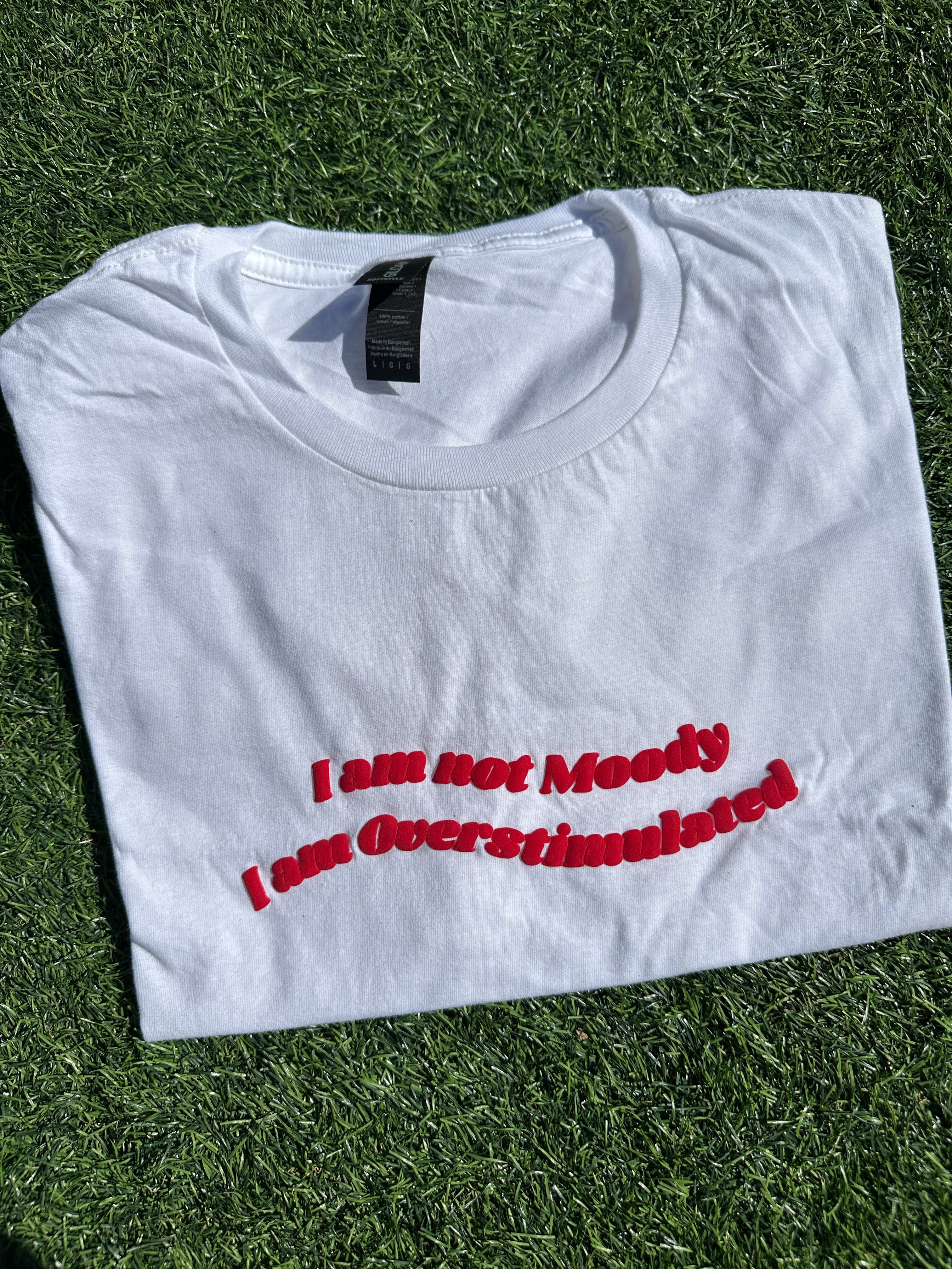 Moody Cow - Puff print t-shirt