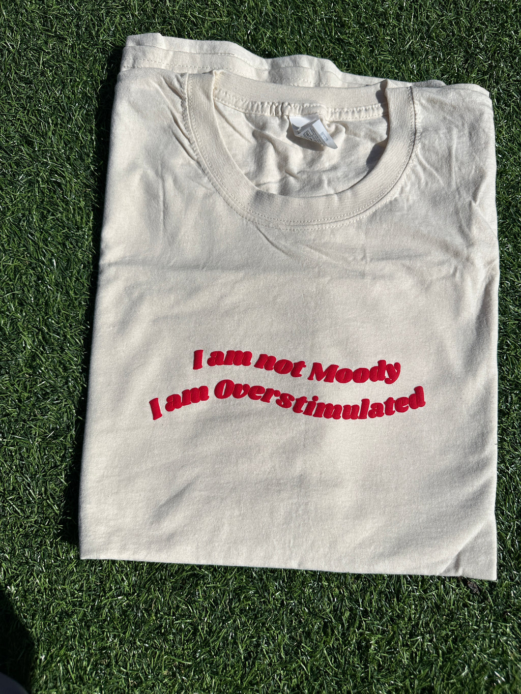 Moody Cow - Puff print t-shirt