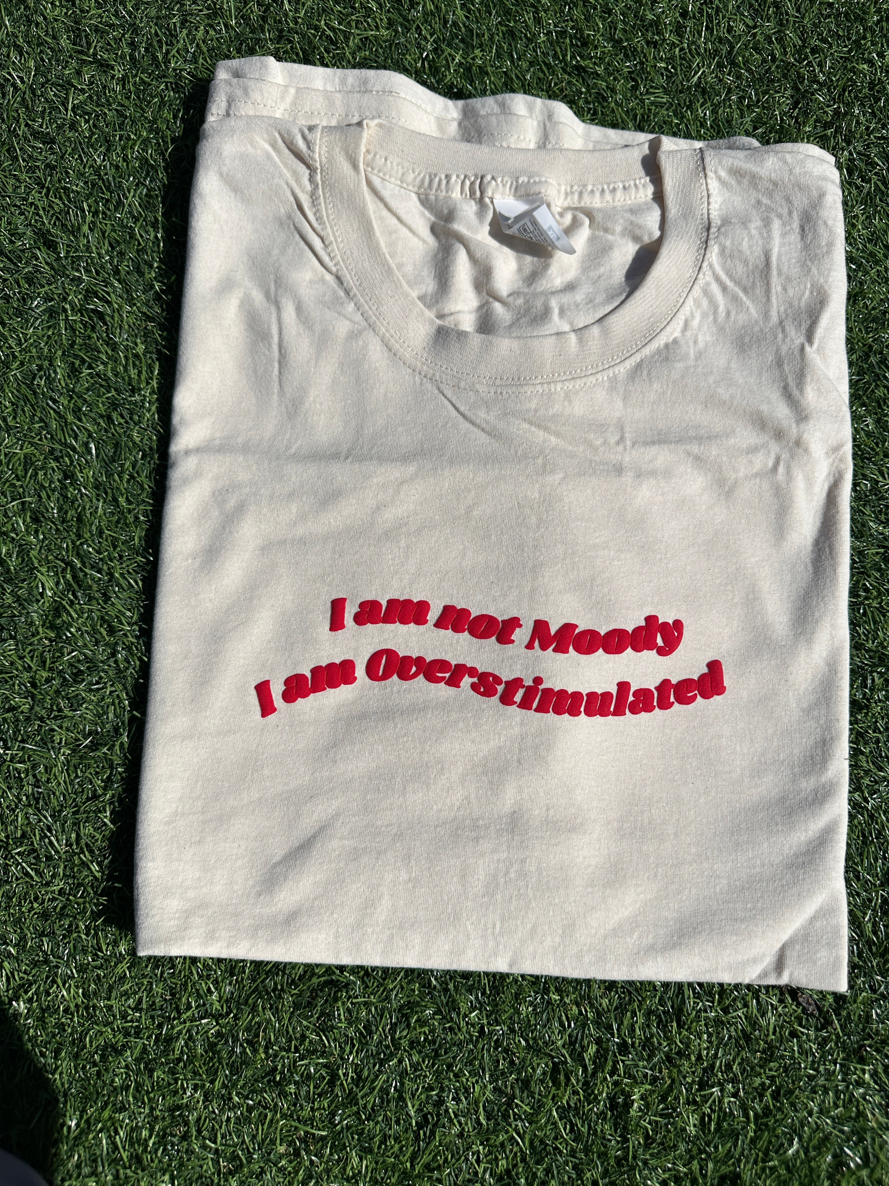 Moody Cow - Puff print t-shirt