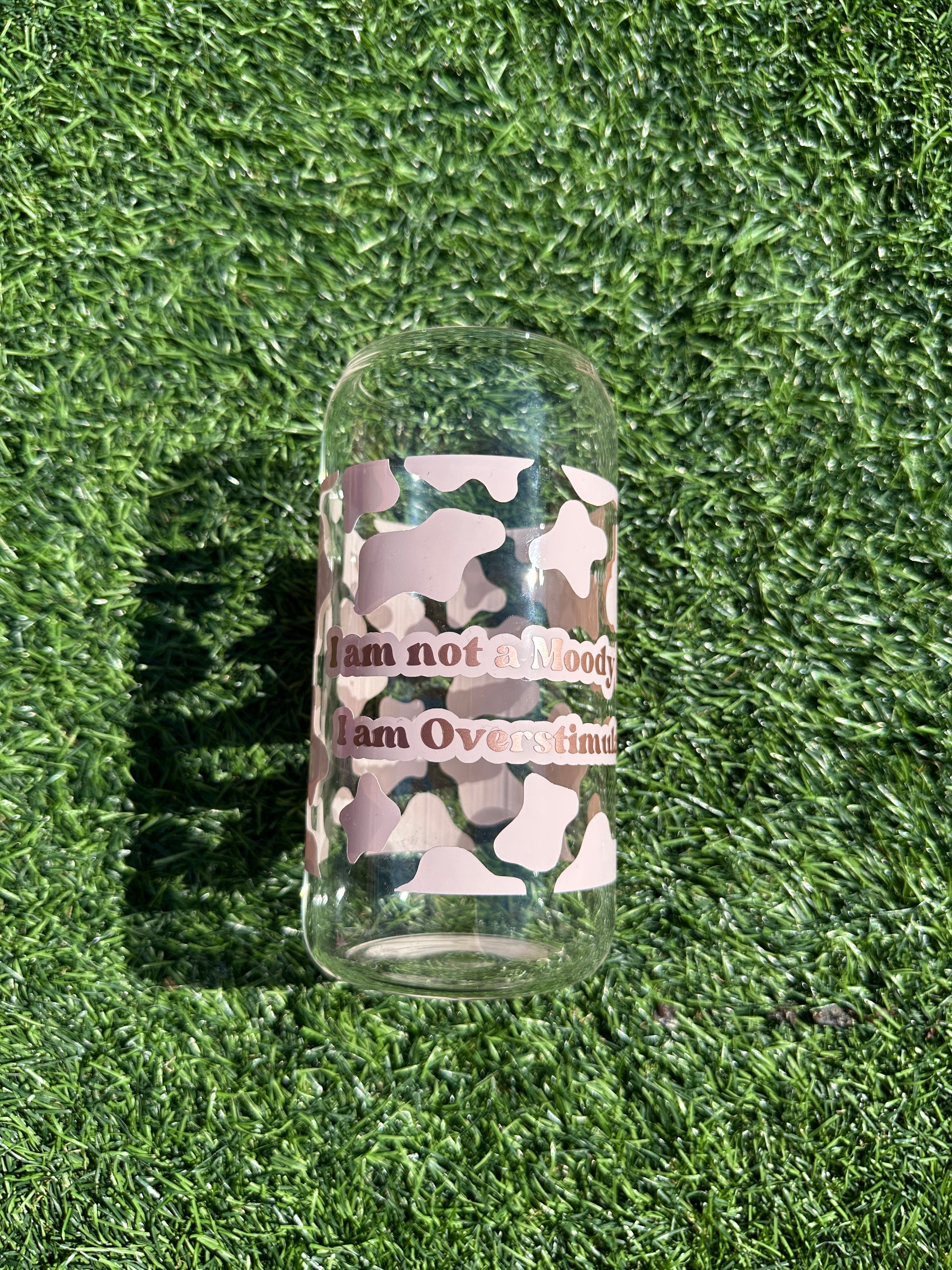 MOODY COW - 16OZ ICED COFFEE GLASS CAN