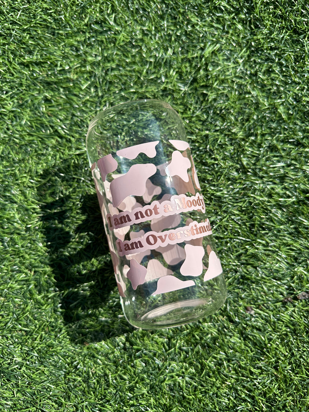 MOODY COW - 16OZ ICED COFFEE GLASS CAN