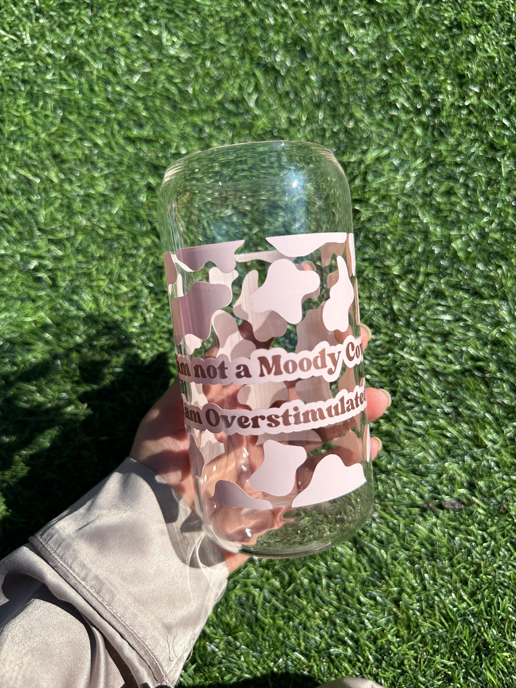 MOODY COW - 16OZ ICED COFFEE GLASS CAN