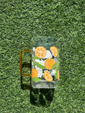 ORANGE - 17OZ ICED COFFEE GLASS CAN
