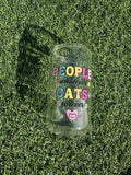 CATS FOREVER - 16OZ ICED COFFEE GLASS CAN