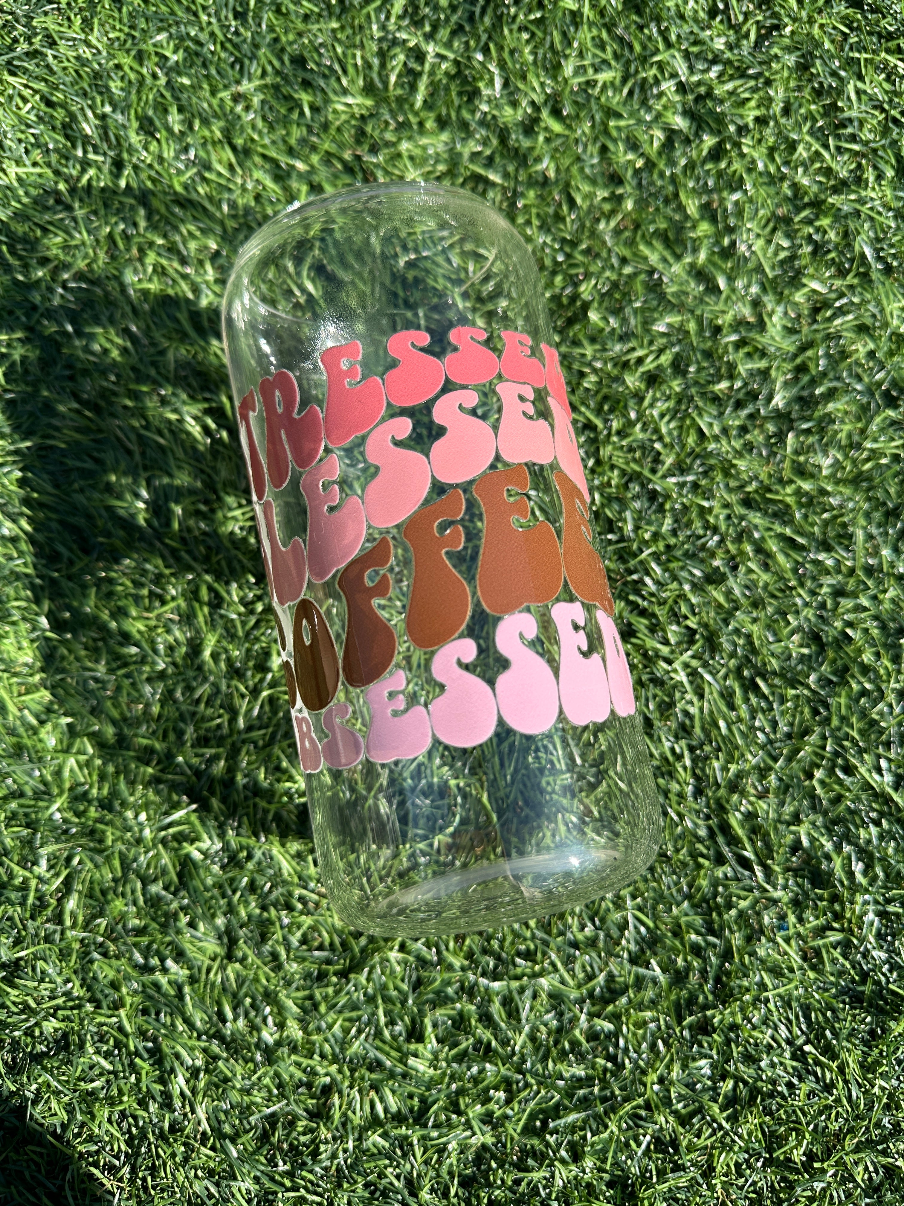 COFFEE OBSESSED - 16OZ ICED COFFEE GLASS CAN