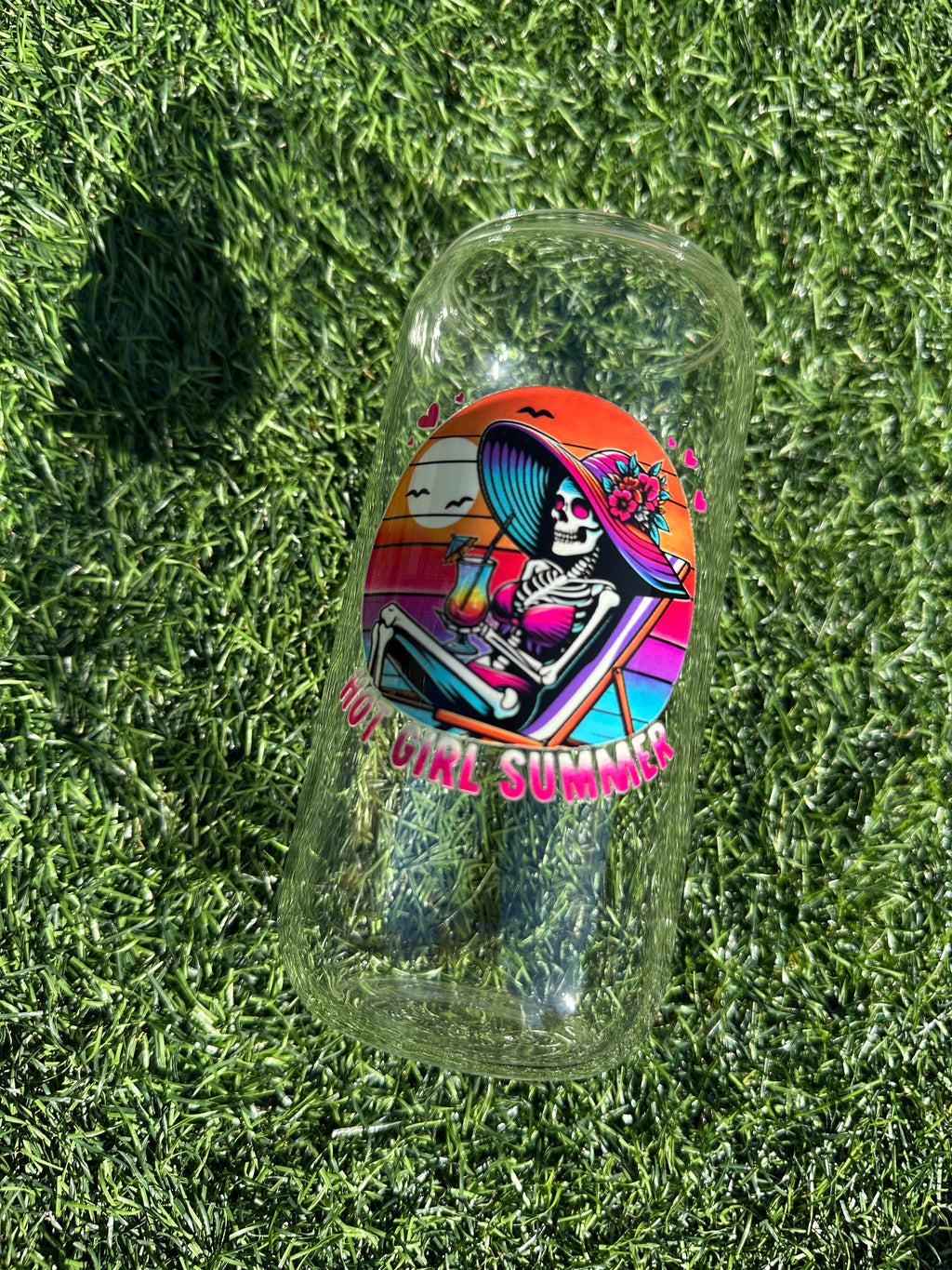 HOT GIRL SUMMER - 16OZ ICED COFFEE GLASS CAN