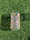 FLORAL - 16OZ ICED COFFEE GLASS CAN
