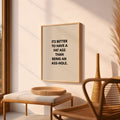 FAT ASS - WALL ART PRINT - A4
