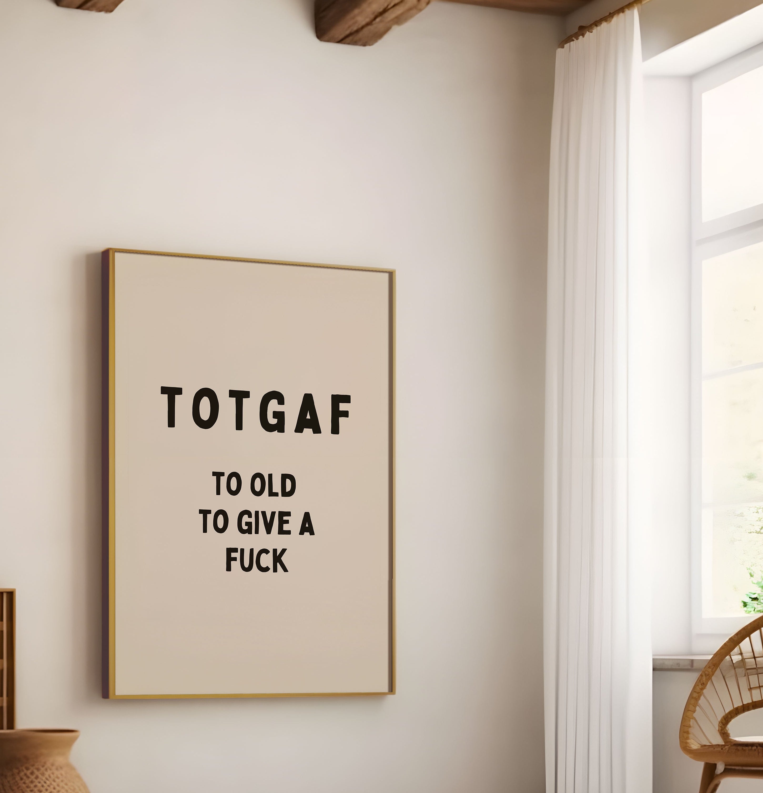 TOTGAF - WALL ART PRINT - A4